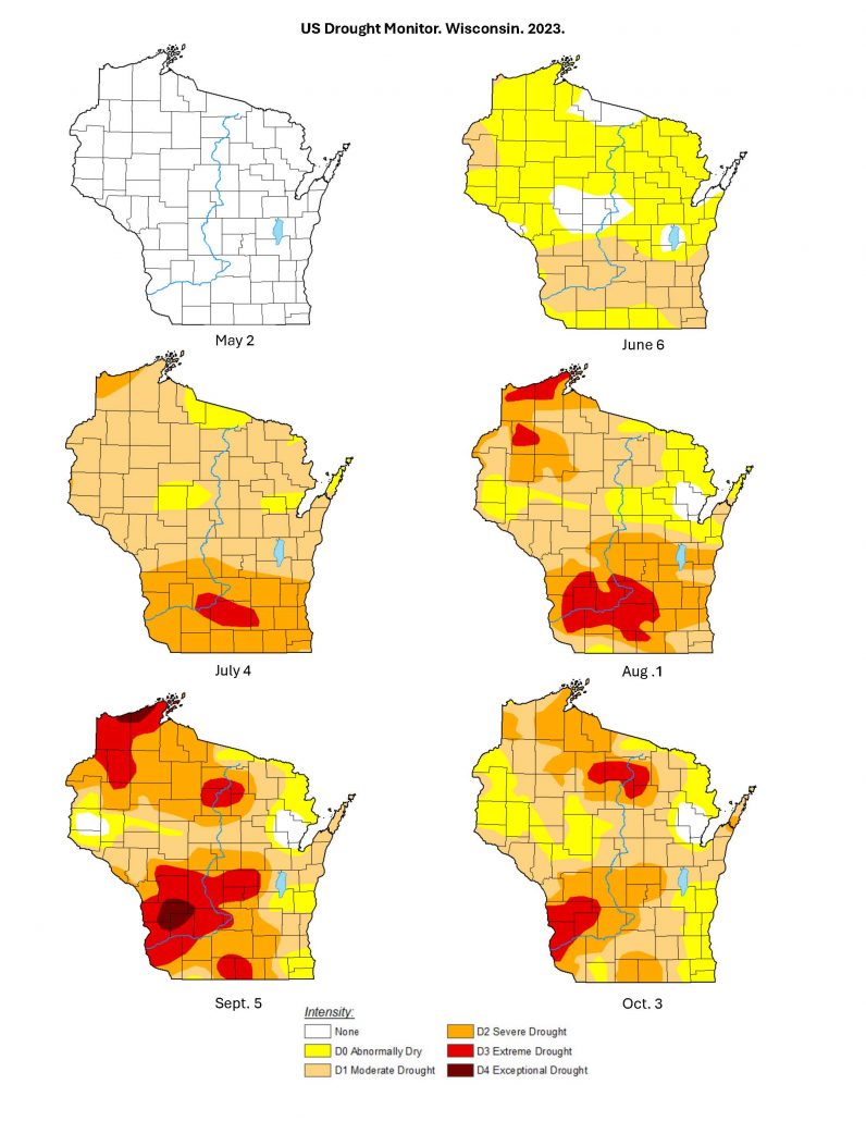 Image 4. WI Drought Map 2023